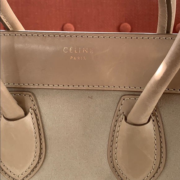 SOLD Authentic Celine Mini Luggage tote - Picture 2 of 15